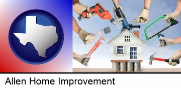 home improvement concepts and tools in Allen, TX