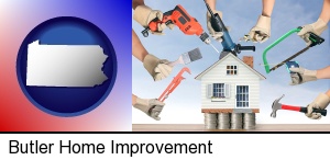Butler, Pennsylvania - home improvement concepts and tools
