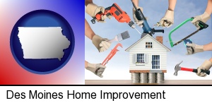 Des Moines, Iowa - home improvement concepts and tools