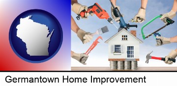 home improvement concepts and tools in Germantown, WI