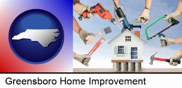 home improvement concepts and tools in Greensboro, NC