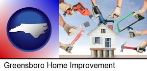 Greensboro, North Carolina - home improvement concepts and tools
