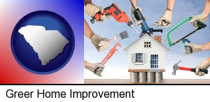 Greer, South Carolina - home improvement concepts and tools