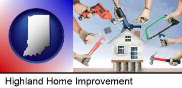 home improvement concepts and tools in Highland, IN