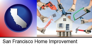 San Francisco, California - home improvement concepts and tools
