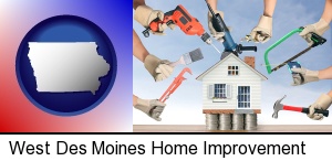 home improvement concepts and tools in West Des Moines, IA
