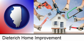 home improvement concepts and tools in Dieterich, IL