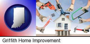 home improvement concepts and tools in Griffith, IN