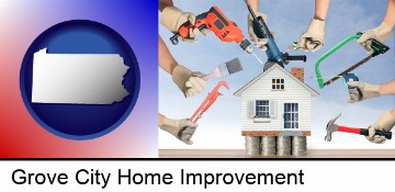 home improvement concepts and tools in Grove City, PA