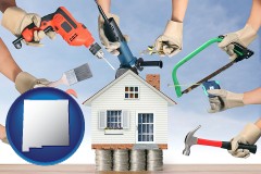 home improvement concepts and tools - with NM icon